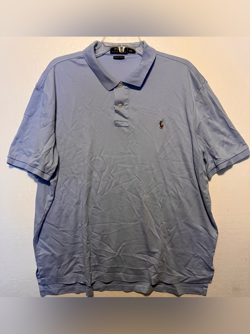 Ralph Lauren 2XL Light Blue Short Sleeve Polo